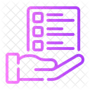 Requisito Submissao Lista De Verificacao Icon