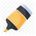 Un Practico Icono Plano De Un Lapiz Icono