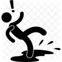 Resbaladizo Escalera Caer Icon