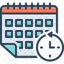 Reschedule Rearrange Reorganize Icon