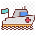 Rescue Boat Lifeboat Guard Boat Icon