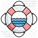 Rescue Ring Buoy Emergency Icon
