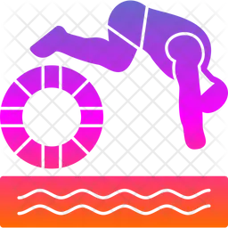 Rescue Swimming  Icon