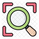 Research Search Magnifier Icon