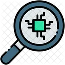 Research Analysis Artificial Intelligence Icon