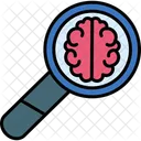 Research Brain Search Icon