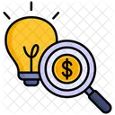 Research Loupe Innovation Icon