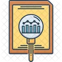 Research And Analytics Research Analytics Icon