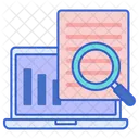 Research Finding Research Paper Icon