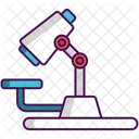 Research Microscope Experiment Icon