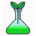 Biology Research Flask Icon