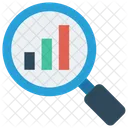 Research Analysis Graph Icon
