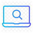 Research Zoom Magnifying Glass Icon