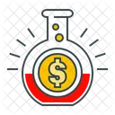 Financial Experiment Market Research Business Experiment Icon
