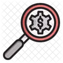 Research Business And Financemarket Research Loupe Icon