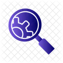 Research Analysis Magnifier Icon