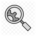 Research Analysis Magnifier Icon