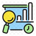 Research Data Magnifying Icon