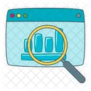 Research Graph Analysis Icon