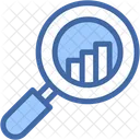 Research Search Magnifying Glass Icon