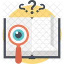 Book Magnifying Vision Icon
