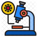 Lab Microscope Cell Icon