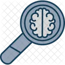 Research Brain Search Icon