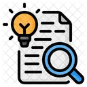 Research Search Development Icon