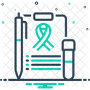 Research Test Report Cancer Hiv Aids Test Tube Clinical Epidemiology Examination Inquiry Information Icon