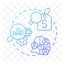 Cost Of Living Market Research Household Budget Icon