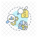 Cost Of Living Market Research Household Budget Icon