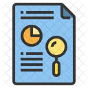 Research Research Paper Analysis Icon