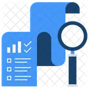 Business Monitoring Business Analysis Report Analysis Market Research Icon