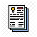 Research Paper Development Icon