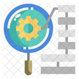 Research Process Icon - Download in Flat Style