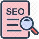 Research Seo File  Icon