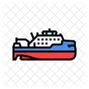 Research Vessel Ship Icon