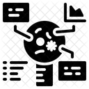 Solid Virus Glass Icon