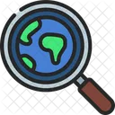 Research World Research Search Icon