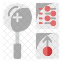 Researching Data Collection Data Management Icon