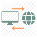 Reseau Informatique Internet Icône
