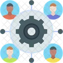 Reseau Association Groupe Icône