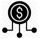 Reseau Dollar Connexion Icon