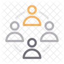 Reseau Connexion Groupe Icon
