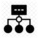 Reseau Connexion Hierarchie Icon