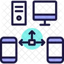 Reseau Connexion Smartphone Icon