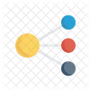 Reseau Diagramme Connexion Icône