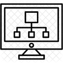Reseau Hierarchie Workflow Icon
