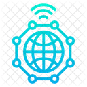 Reseau Intelligent Automatisation Internet Des Objets Icon