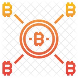 Réseau Bitcoin  Icône